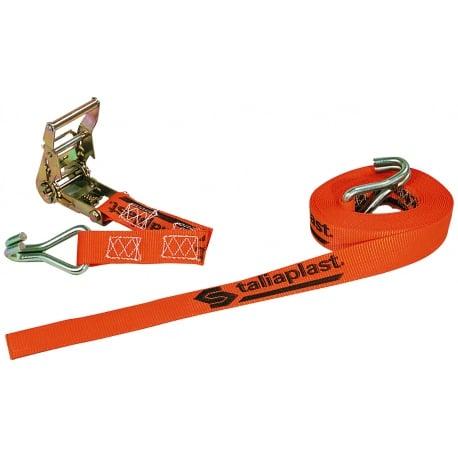 Sangle d'arrimage a cliquet orange 6mx35mm TALIAPLAST | 402200_0