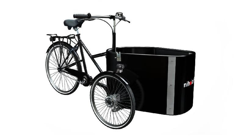 Triporteur Nihola Cargo Single - Musculaire - Volume 180L - Charge 100kg_0