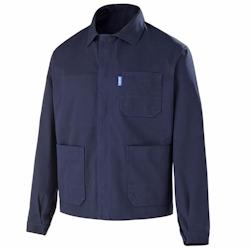 Cepovett - Veste de travail coton majoritaire ESSENTIELS Bleu Marine Taille L - L bleu 3603622238706_0