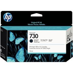 HP 730 Noir Mat Cartouche d'encre ORIGINALE - P2V65A - P2V65A_0