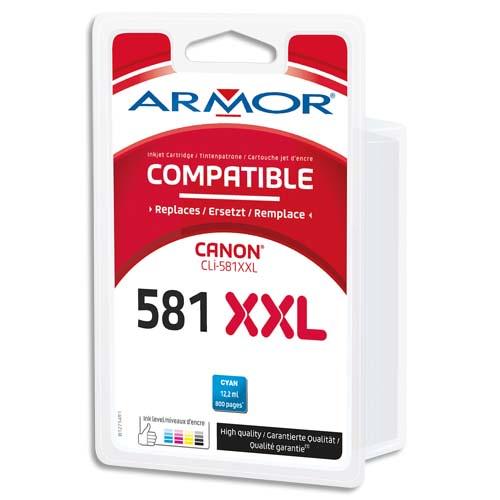 Armor cartouche compatible canon cli-581xxl cyan b12714r1_0