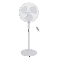 Ventilateur de pied - 45 W - Ø 44 cm - 3 vitesses - Oscillant - Inclinable - Blanc usage non-intensif OCEANIC - 3666749609729_0