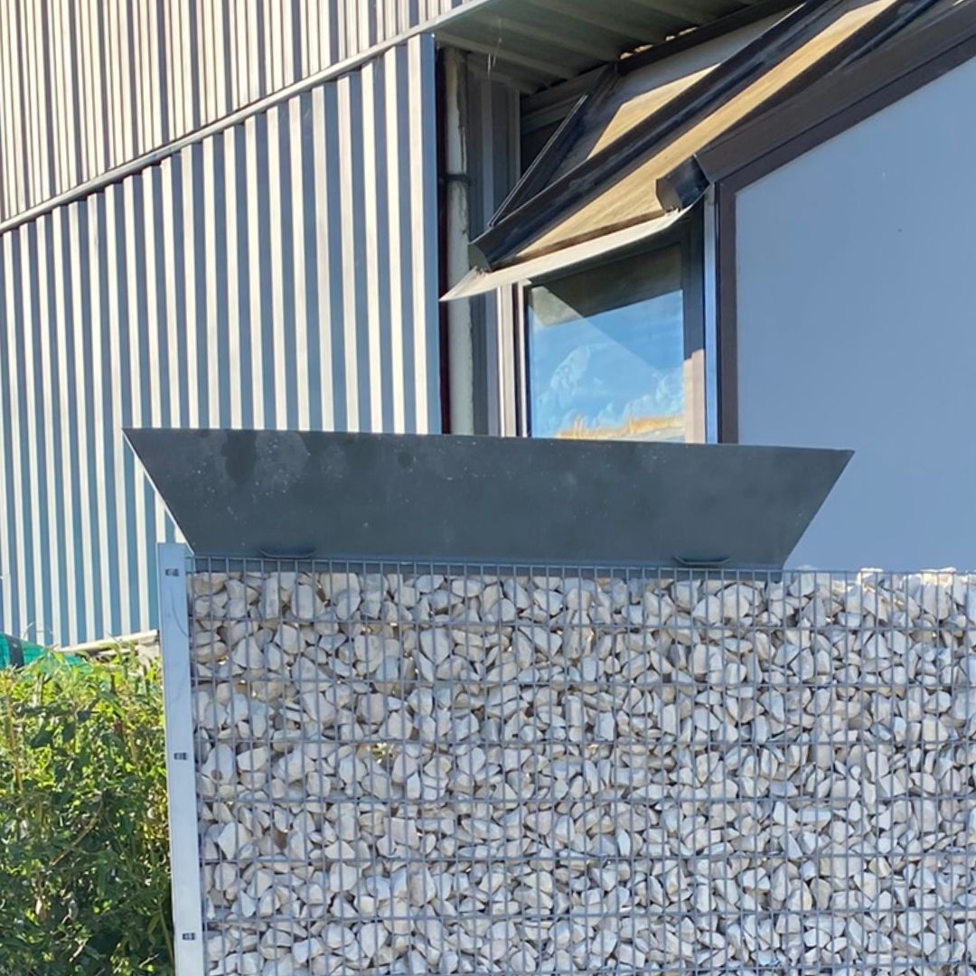 Accessoire gabion - Goulotte de remplissage pour gabion brise-vue déco grille_0