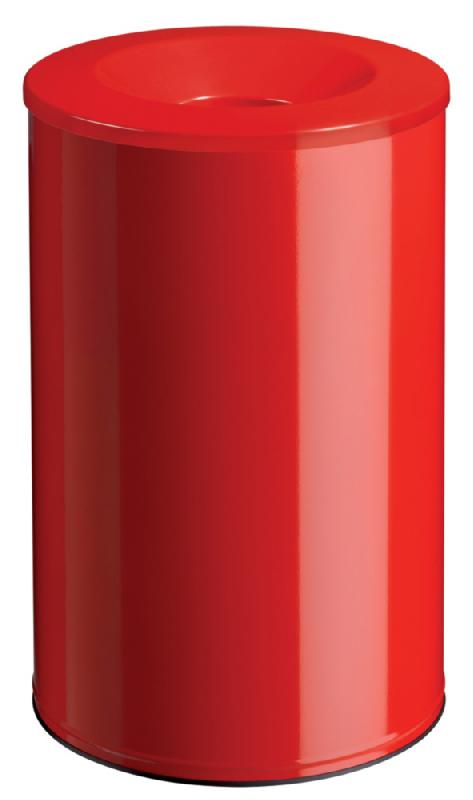 Corbeille neo antifeu 90l, rouge signalisation 3020_0