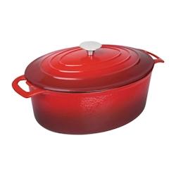 Grande cocotte ovale rouge Vogue 6L - EQGH314_0