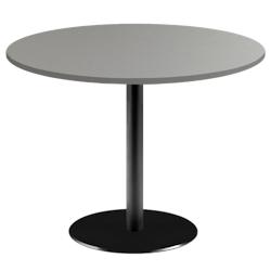 Restootab - Table Ø120cm - modèle Rome gris metallisé - gris fonte 3760371519705_0