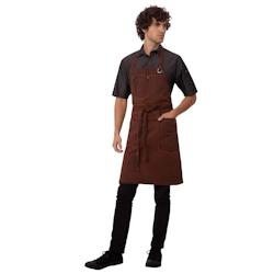 Tablier bavette Chef Works Urban Dorset rouille - EQBB202_0