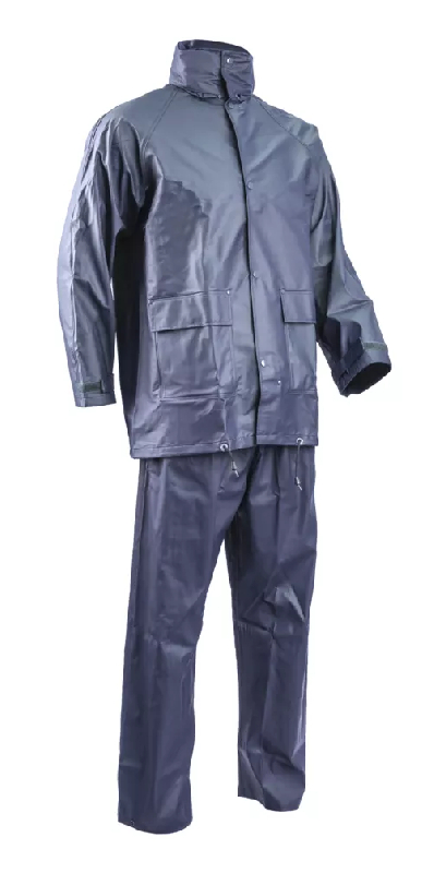 Ensemble de pluie - 100% PES enduit PU/PVC 300g/m2 - Marine - Référence : MO50920_0