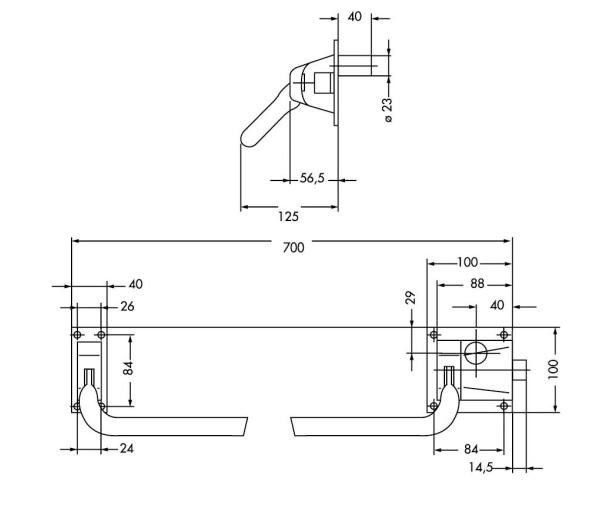 Antipanique securichauffe c45 gauche - JPM - 271000-07-2b - 127440_0