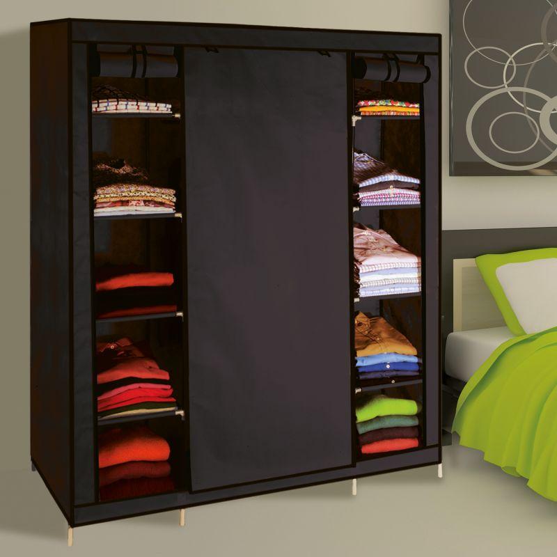 Armoire De Rangement New York Dressing Penderie Xxl Tissu Idmarket Comparer Les Prix De Armoire De Rangement New York Dressing Penderie Xxl Tissu Idmarket Sur Hellopro Fr