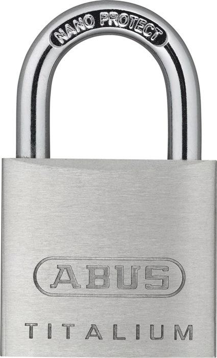 Cadenas cylindrique 64TI/30 largeur du corps de verrou 30 mm Titalium fermeture différente ABUS_0