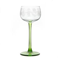 Verres à vin d'alsace décor farandole  x 6   everyverre - v-alsace_hansi mat_0