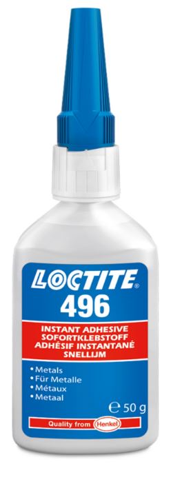 Adhésif instantané transparent, à faible viscosité - LOCTITE® 496 BO20G FR/NL_0