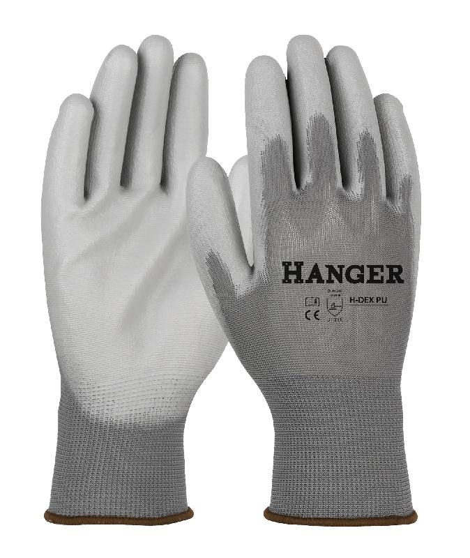 Gants de travail h-dex t 11 enduit polyuréthane en 3 paires - HANGER - 300005 - 850494_0