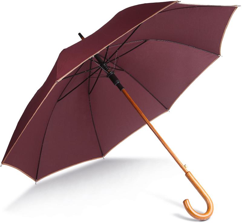 Parapluie mât en bois -  Réf: KI2020_0