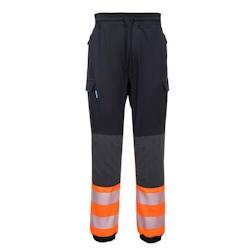 Portwest - Pantalon de travail flexi HV KX3 Noir / Orange Taille S - S noir KX341KORS_0