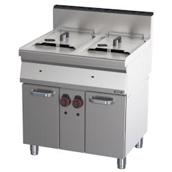 Friteuse gaz avec soubassement 2x15 litres 80 - GC7FG15280S_0