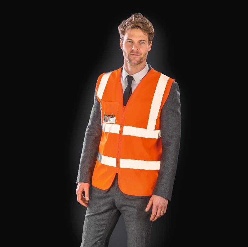 Gilet de sécurité zippé -  Réf: R202X_0