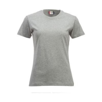 CLIQUE T-shirt Femme Gris Chiné S_0