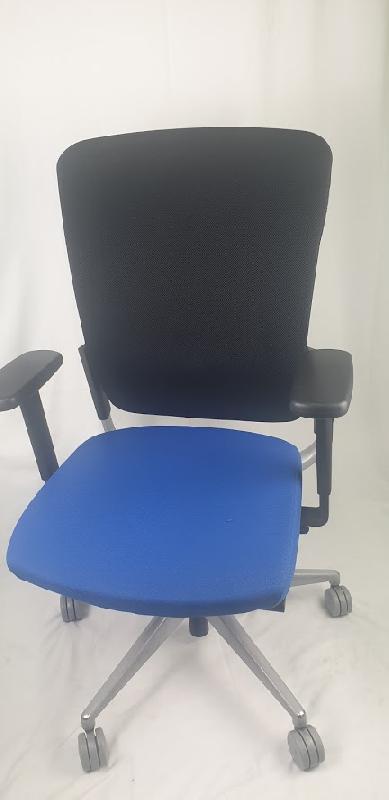 Eurosit - Fauteuil de Bureau d'occasion - Dossier en maille avec support lombaire, inclinaison basculante_0