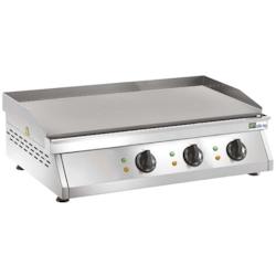 Grill électrique plaque lisse 1 Zone de Cuisson-Tri 400 V - AGH830L_0