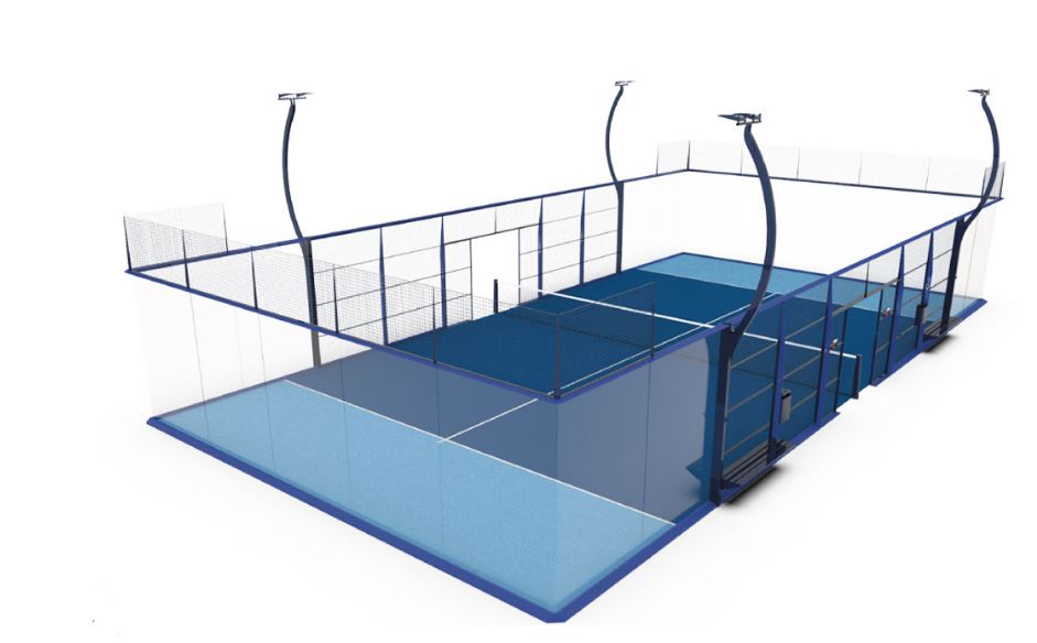 Terrain de padel pour une performance de jeu maximale aux joueurs et aux spectateurs- SUPER PANORAMIQUE_0