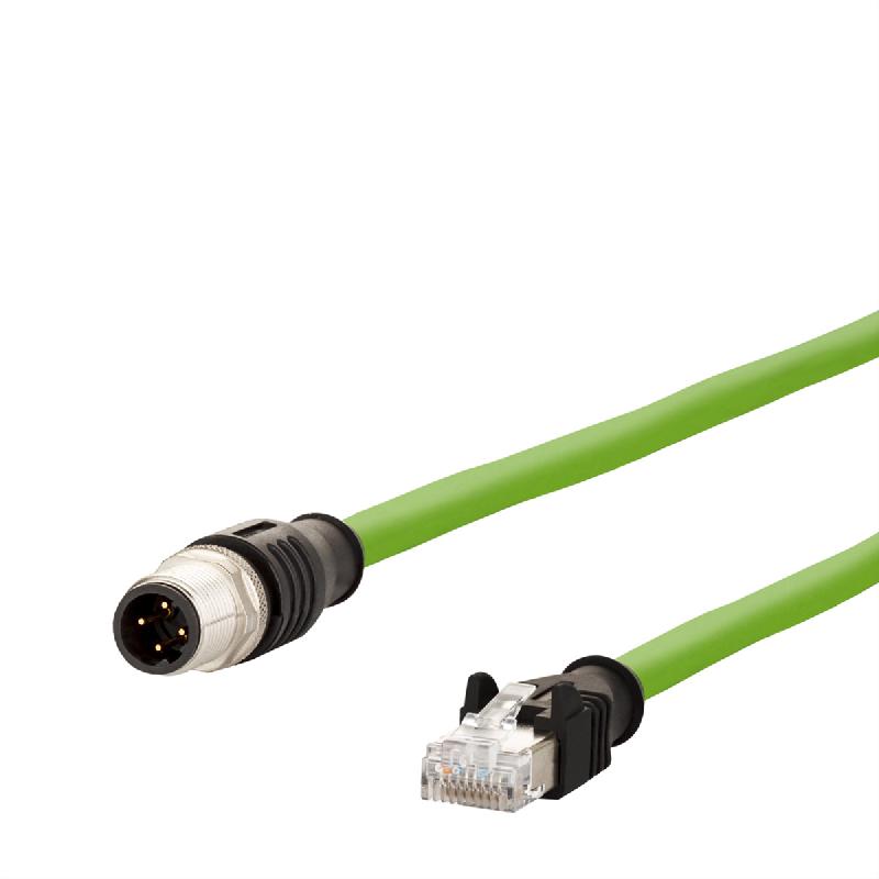 METZ CONNECT Câble Ethernet industriel M12-RJ45, codage D, 10 m_0