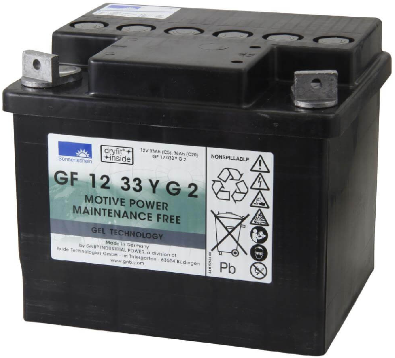Batterie Gel GF 12 33 Y G2 Sonnenschein / 12V 33Ah_0