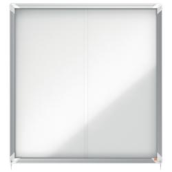 Nobo Premium Plus Vitrine d'affichage intérieur magnétique, 12xA4, Blanc, 1902570 - blanc 1902570_0