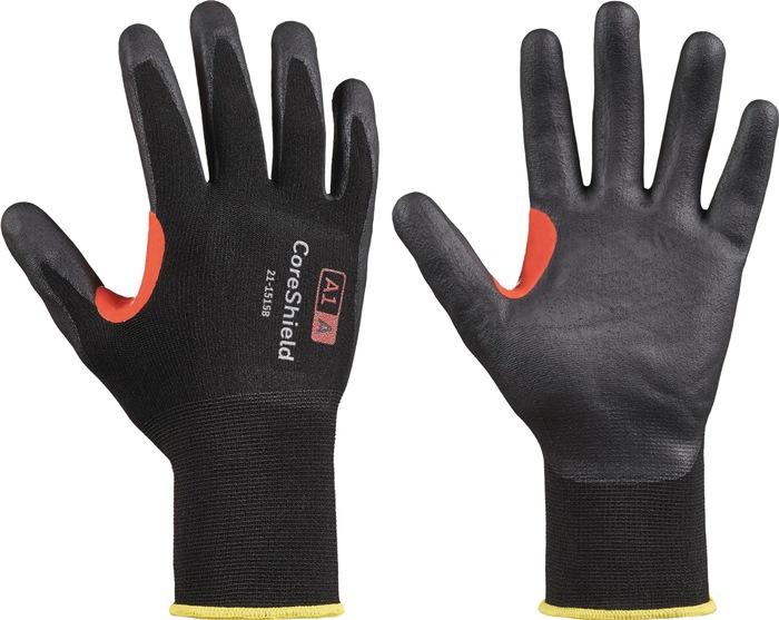 Gant de protection contre les coupures CoreShield 15G A1/A taille 8 noir EN 388 catégorie EPI II tricot en nylon 10 paires HONEYWELL_0