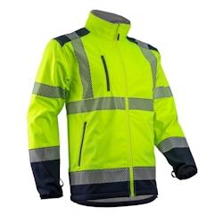 Coverguard - Veste Softshell HV jaune KAZAN Jaune Taille M - M jaune 5450564030640_0