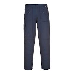 Portwest - Pantalon de travail stretch avec ceinture élastiquée ACTION Noir Taille 44 - 44 noir 5036108352654_0