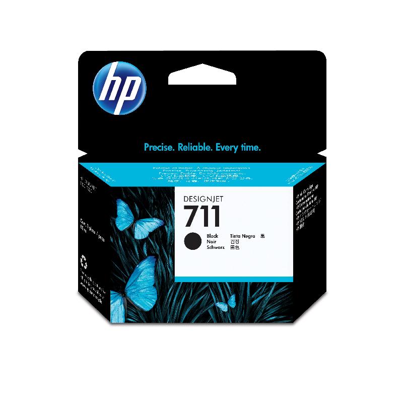 HP 711 cartouche d'encre DesignJet noir, 80 ml_0