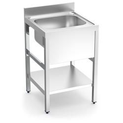 FRICOSMOS-Évier avec support entre.1C 800x700x850 mm. Dimensions du godet 600x500x320 mm. - inox 8434029617123_0