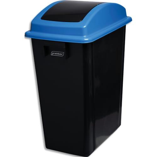 Probbax conteneurs polyvalents pour les endroits étroits, capacité de 40l, couleur noir/bleu._0