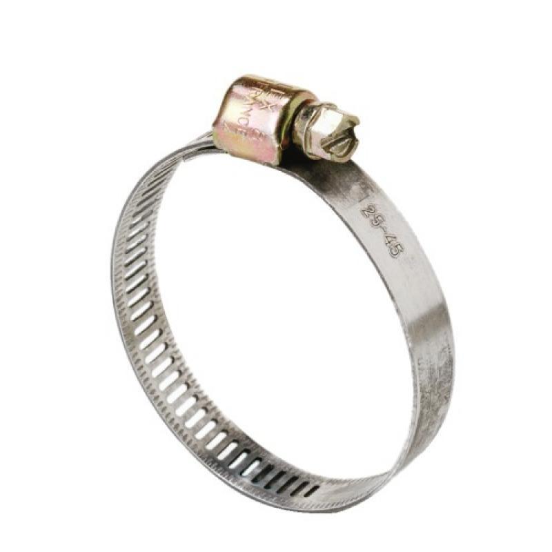 Colliers de serrage acier w1 bande ajourée 5 mm, diamètre de serrage minimum 7/maximum 11 mm, boîte de 50 pièces_0