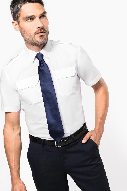 Chemise pilote manches courtes homme -  Réf: K503_0