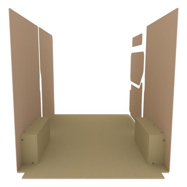 Habillage bois natural K2 aggloméré + MDF / Portes arrière incluses_0