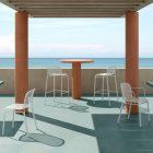 Lot de 4 Tabourets de bar - Capri_0