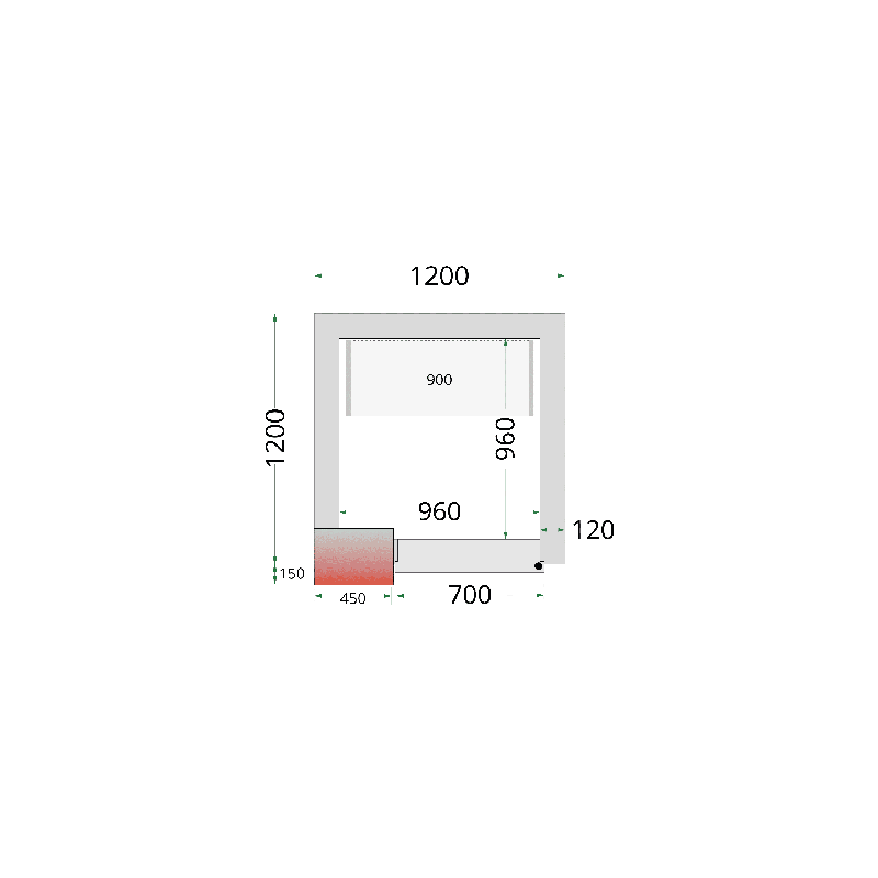 Panneaux de chambre froide 120 mm_0