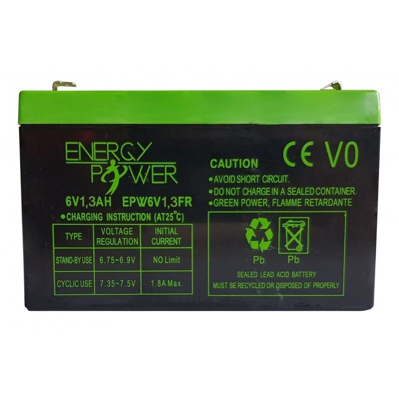 Batterie Étanche au Plomb 6V / 1,3Ah - EPW6V1,3AH_0