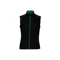 Gilet DayToDay femme WK. Designed To Work noir|vert T.XS WK Designed To Work - XS polyester 3663938188690_0