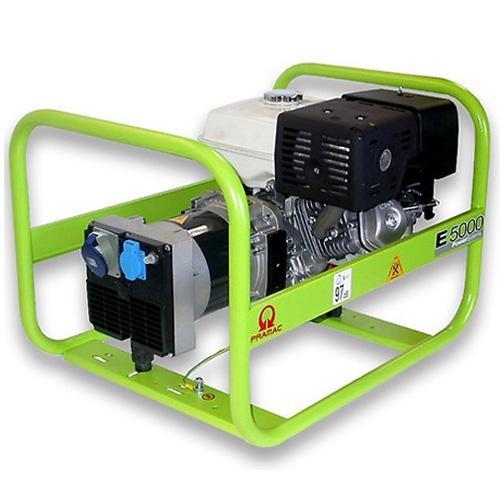 Groupe électrogène monophasé essence E5000 270 cm³ - 5,1 kVA - Moteur HONDA GX270 - PRAMAC - PA432SH100F_0