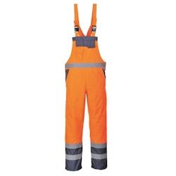 Portwest - Cotte de travail non doublée HV CONTRAST Orange / Bleu Marine Taille XL - XL orange polyester 5036108145133_0