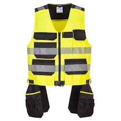 Portwest - Gilet à outils PW3 classe 1 jaune et noir HV Jaune / Noir Taille 2XL - XXL jaune 5036108355129_0