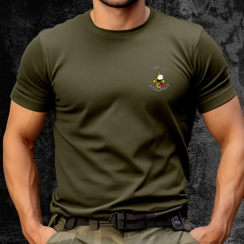 Tshirt Cooldry marquage militaire - Militaires, Gendarmerie, Police et Sécurité_0