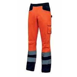 U-Power - Pantalon de travail orange haute visibilité RADIANT Orange Taille 3XL - XXXL 8033546385524_0