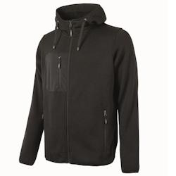 U-Power - Sweat-shirt noir zippé RAINBOW Noir Taille 4XL - XXXXL 8033546413456_0