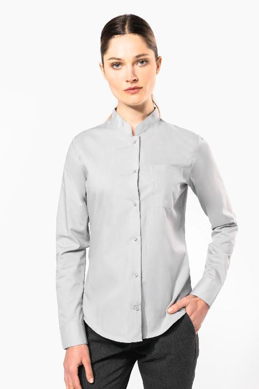 Chemise col mao manches longues femme -  Réf: K514_0