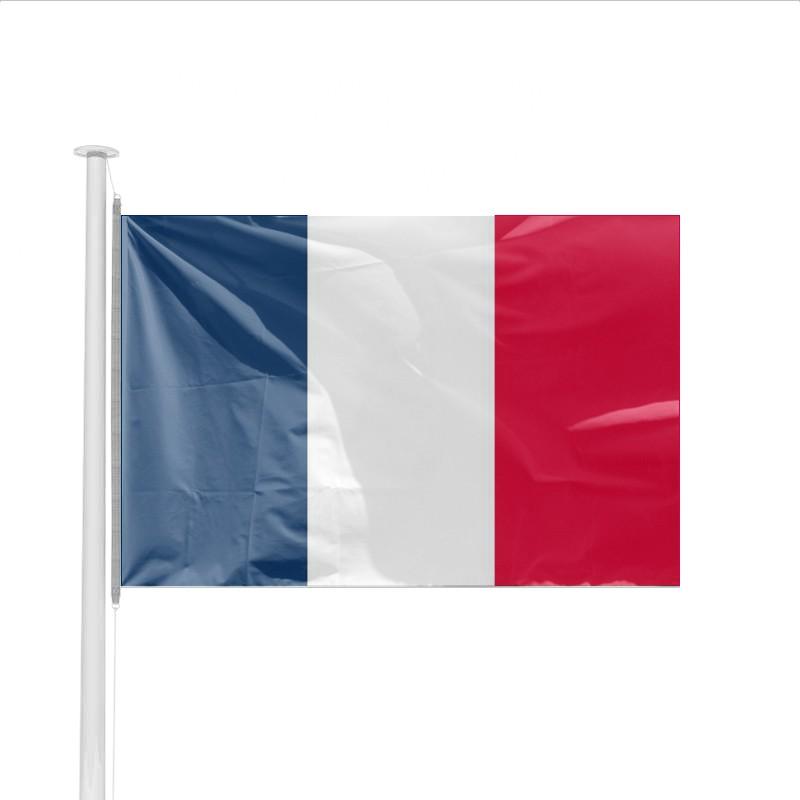 Drapeau de la France - À accrocher sur mât ou hampe pour façade_0